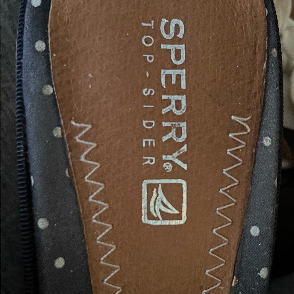 SPERRY Top Sider Cork Wedge Heels Size 8M - Picture 6 of 7